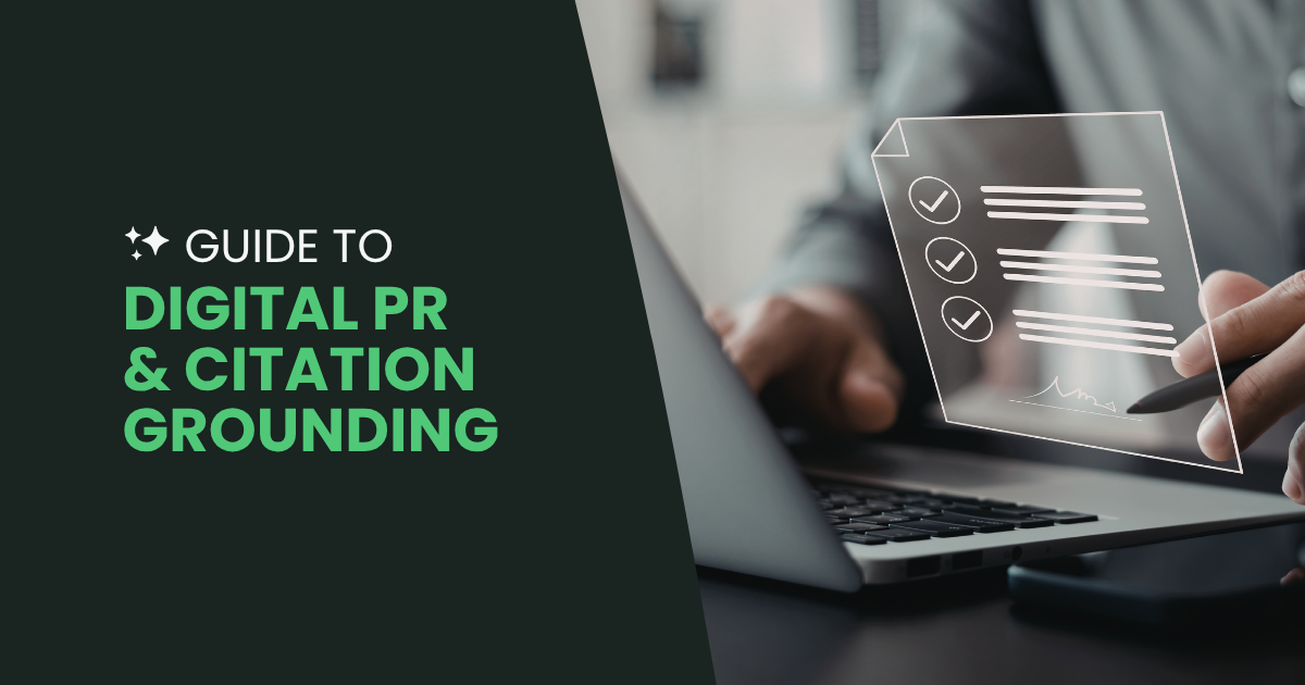 Digital PR & Citation Grounding